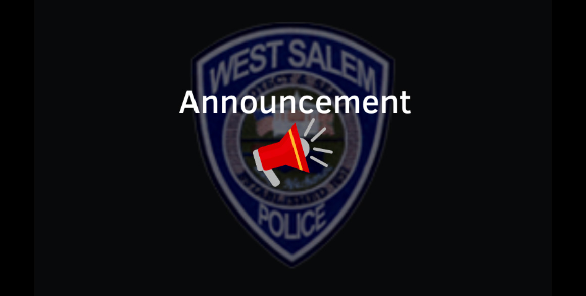 West Salem, WI Police Department - Announcement