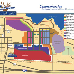 Lakeview Business Park Of West Salem, Wi map.