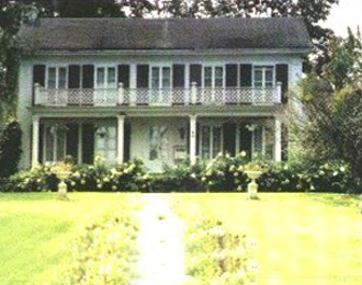 A historical image of the Thomas Leonard home in West Salem, Wisconsin.