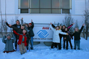 A group of Boys & Girls Club members in West Salem, Wisconsin.