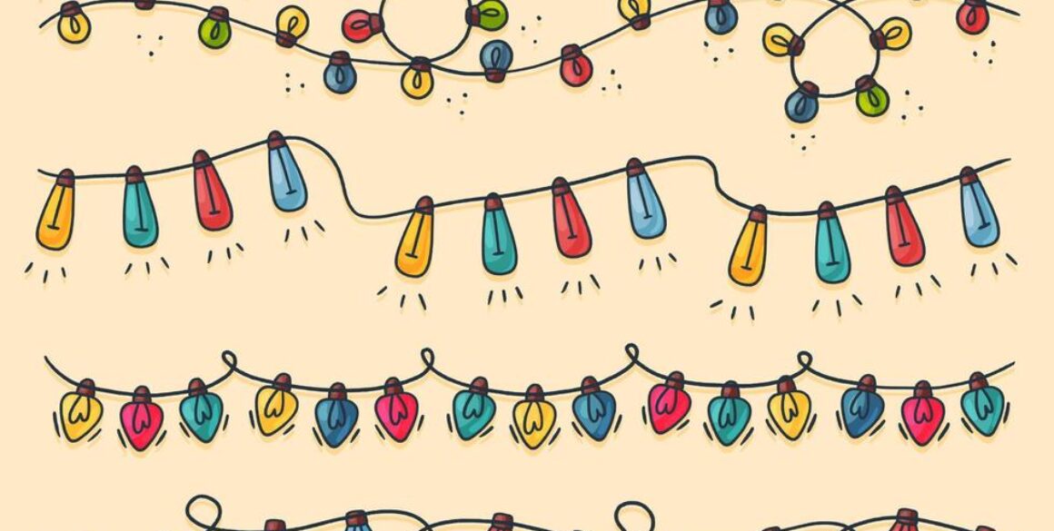 christmas-lights-collection-handdrawn-illustration-cute-cartoon-hand-drawn-style-vector