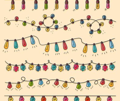 christmas-lights-collection-handdrawn-illustration-cute-cartoon-hand-drawn-style-vector