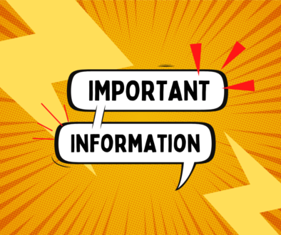 Orange Yellow White Comic Announcement Important Information Facebook Post